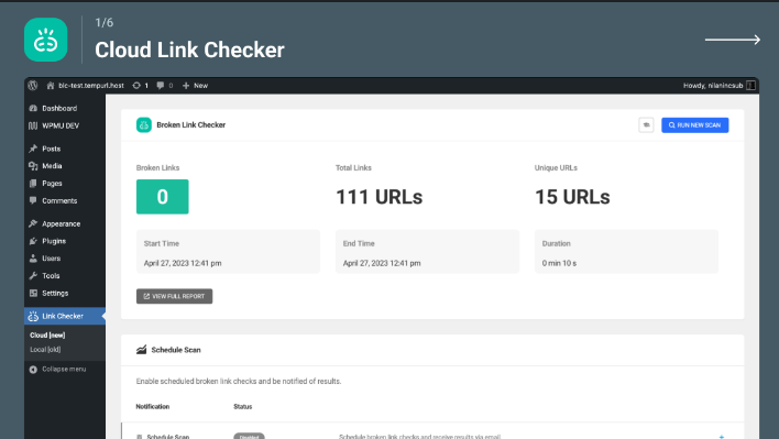 Broken Link Checker
