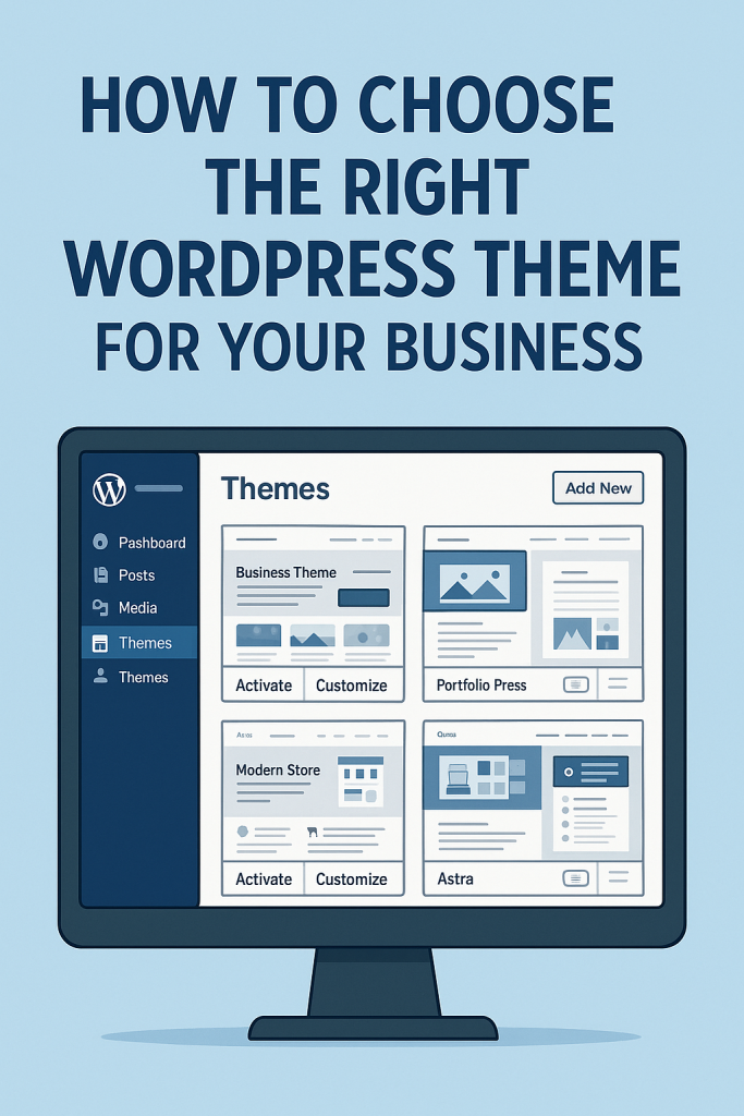 How to Choose the Right WordPress Theme for Your Business