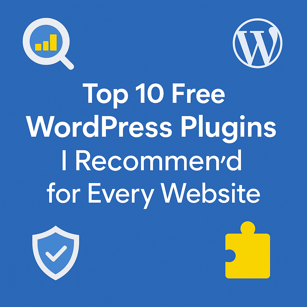 Top 10 Free WordPress Plugins I Recommend for Every Website