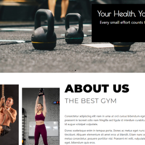 Gym & Fitness Elementor Template – Build Your Fitness Website Easily